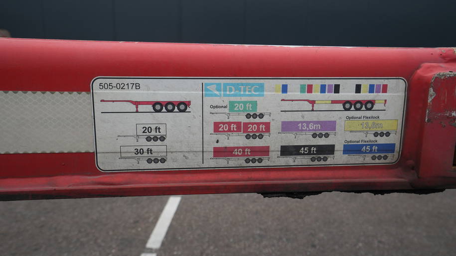 D-TEC VCC-01 Flexitrailer Multi Container Chassis 2