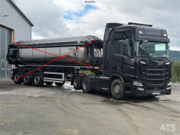 Scania R580 6x2 tractor unit w/ tipping hydraulics and ne