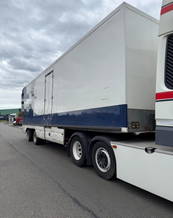 KMA KMO 2KG / Special Machine Trailer / Hydraulic Machine Tail Lift - Oprij Laadklep MachineS / 1995 / BPW Axels / Dhollandia Lift / NL Trailer / TOP Condition