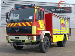 Mercedes-Benz 1124 AF 4x4 - 1.800 ltr - 600 ltr Foam -Brandweer, Feuerwehr, Fire brigade - Expeditie, Camper