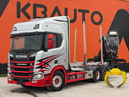 Scania R650 6x4 Loglift F108S79 / Retarder / BIG Axles