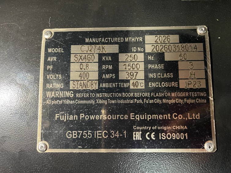 Baudouin 6M16G275/5 - 275 kVA Generator - DPX-19873 15