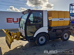 Multicar 4x2 Implement Carrier, Snow Plough, Fiedler Body, Reverse Camera