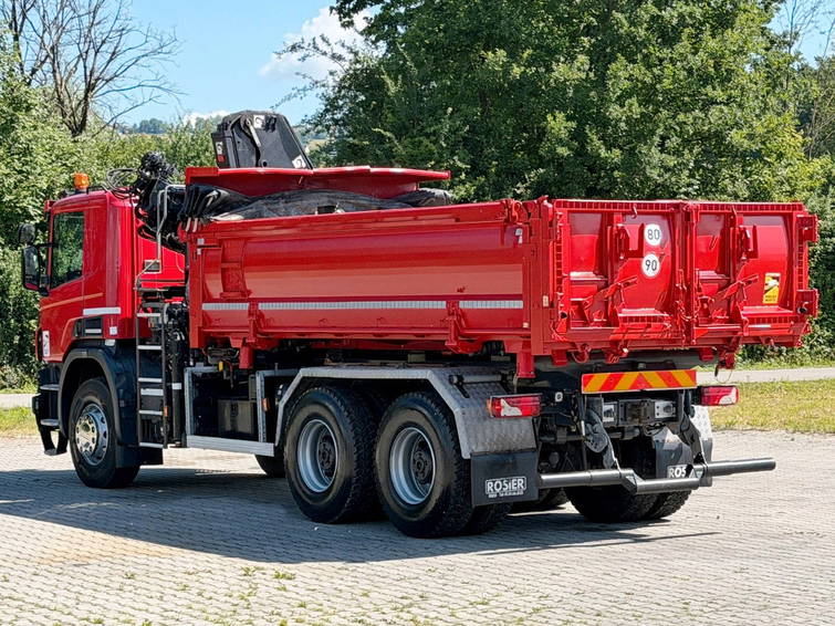 Scania P410 Kipper 4,95m Kran/Funk + Bordmatic 6x4 7