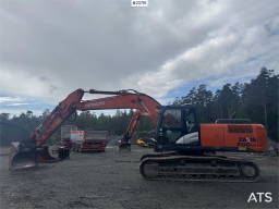 Hitachi ZX250LC-5B Crawler Excavator Rototilt and 2 Buck