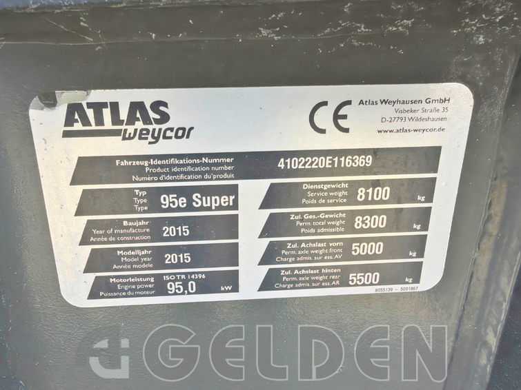 Atlas AR95 Super - Bucket+Forks 19