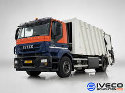 Iveco Stralis 270 CNG Vuilniswagen Faun variopress Automaat Euro5 270pk