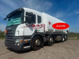 Scania P380 8x26 .ADR/FL . 24200 L Tank - Air / Air suspension.