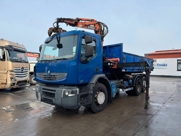Renault Premium 320 Lenk  Liftachse  Greifer  Kran 3