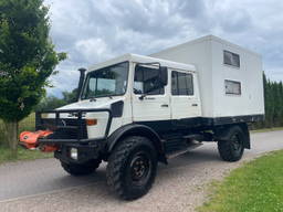 Unimog 1550 4x4 Seilwinde 6 Sitzer Wohnmobil Werkstatt