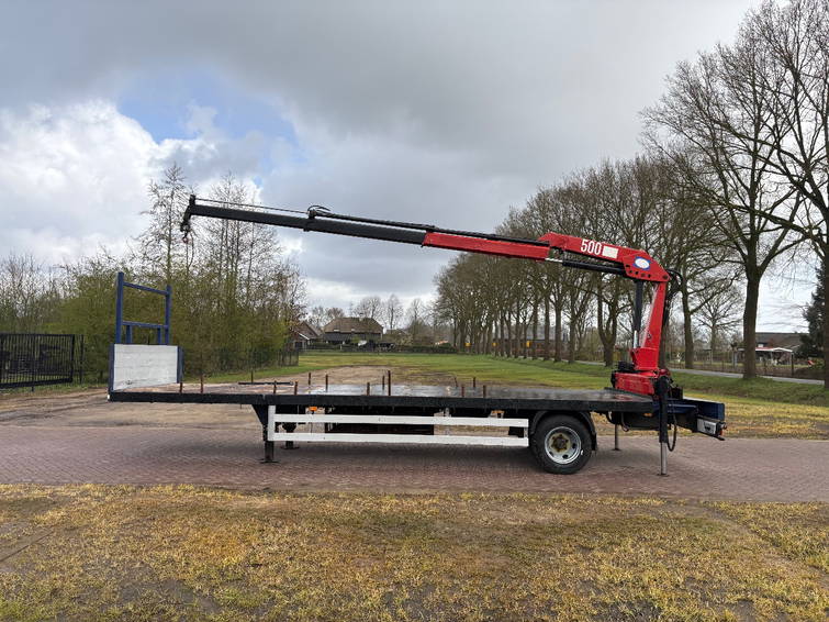 Diversen MV 7000 BE Be oplegger 8 TON met HMF kraan 2