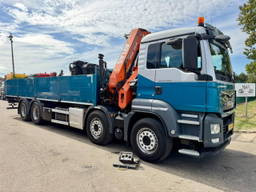 MAN TGS 35.420 8x4 8m Pritsche + Kran Atlas 332 4x - Radio - 5/6F Rotator - 867h / 327.000km - 13T Axles - Euro 6 C - AS Tronic