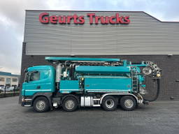 Scania G480 LB 8X2 6MNA Zuig/Spoel Combi MET Waterrecycling