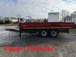 andere TK14 14,4 t Tandemkipper- Tieflader Breitbereifung