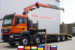 MAN TGS 35.360 E6 82 / Fassi F235A.2.22 crane / remote control / 100 MTH