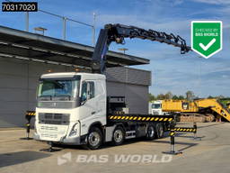 Volvo FH 500 8X2 NEW HMF 6120 K6 Crane + JIB K5 2.5t Winch Lift+steering axle Euro 6