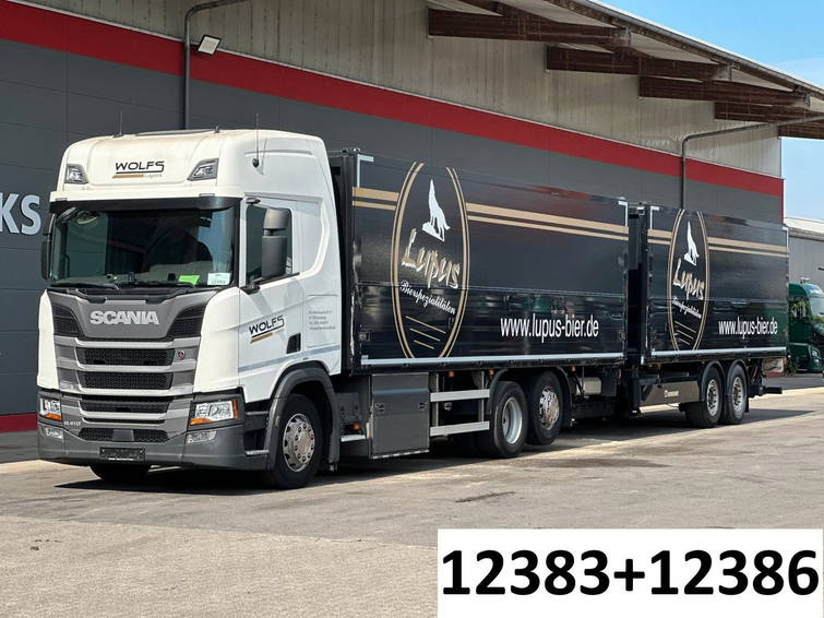 Scania R410 6x2 LL Ewers Getränketransport Zug mit LBW 1