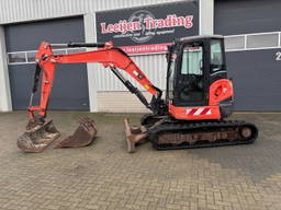 Kubota U48-4 Mini excavator, 3 buckets, 2015 year
