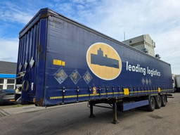 Krone SAF - Disc 3-axle curtain trailer - SAF axles - Disc brakes - Air suspension - 41 Ton - Toolbox - Aluminium side panels - 2015
