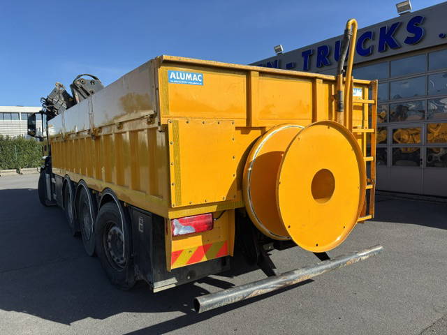 MAN TGS 35.360BL-8X4-Tridem-Kraan-Open BAK+Watertank 10.000L-Hydr Pomp-Hydr Haspel 21