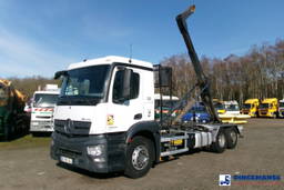 Mercedes-Benz Antos 2543 6x2 Euro 6 Marrel container hook 18t
