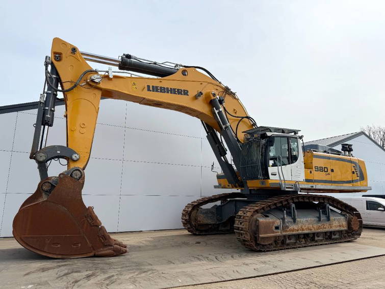 Liebherr R980S-HD SME - Only 4303 Hours Automatic Greasing 2