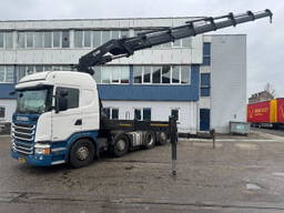 Scania G450 8X2 Euro 6 Hiab 855-6 + Remote Control Manual Gearbox