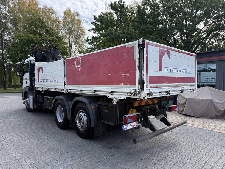 MAN TGS 26.400 6X2 Kipper mit Kran Hiab 166-3 8