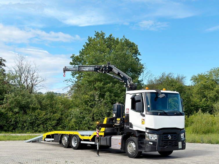 Renault T380 Abschleppwagen 7,40m Kran/Funk TOP 2