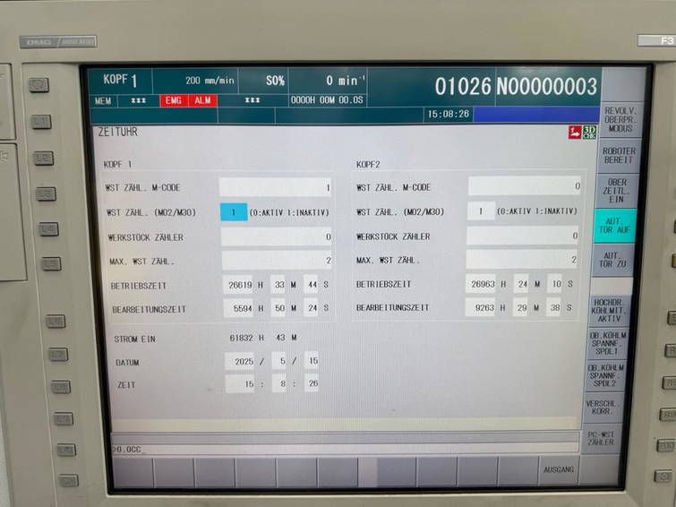 Diversen NZX 2000/800 SY2 DMG Mori Seiki NZX 2000/800 SY2 12
