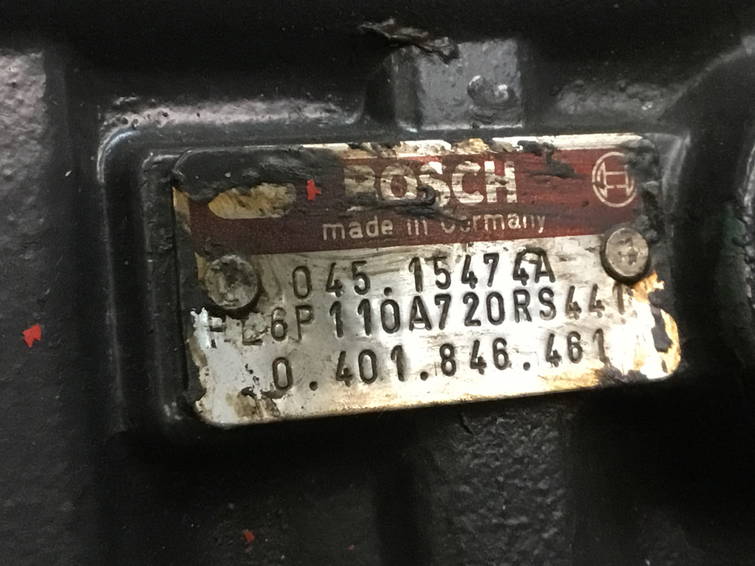 Bosch Fuel Pump 0401846461 Used 2