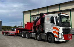 Volvo FH 540 8x4 HMF 8520+flyJIB+Winch Reach 35m Trailer