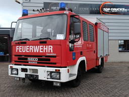 Iveco EuroCargo 75 E 14 Eurofire 600 ltr - Brandweer, Feuerwehr, Fire truck - Crewcab, Doppelcabine