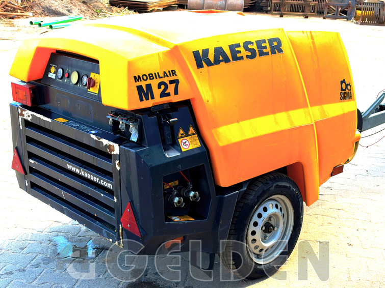 Kaeser M27 PE- Kubota 2,7 m3 - min 7 Bar 18 kW 4
