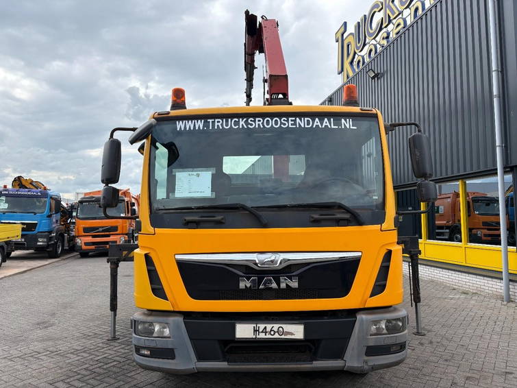 MAN TGL 12,280 + HMF 1120 K-4 + Remote + Euro 6 + 40897 KM + Smart Tacho 5