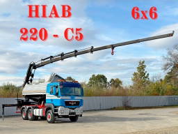 MAN TGS 26.480 Hiab 220 - C5 + Funk / 6x6