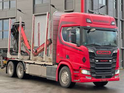 Scania R580 6x4 Kurzholz LKW mit Epsilon M12Z 83