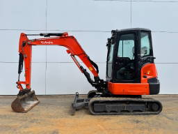 Kubota KX 037-4 - Hammer Lines / Quick Coupler