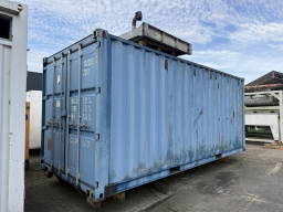 Deutz BF12M716 Stamford 450 kVA Silent generatset WKK in afzetcontainer haakarm