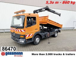 Mercedes-Benz Atego 815 K 4x2 Atego 815 K 4x2 mit Kran Hiab 055 B-1 CL