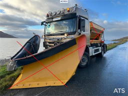 Mercedes-Benz Actros 2848 4x4+2 snow rigged hook truck. Watch VI