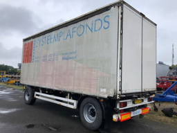 Krone AZP18 2 As Vrachtwagen Aanhangwagen Schuifzeil, WV-84-RK - Kooi-aap aansluiting