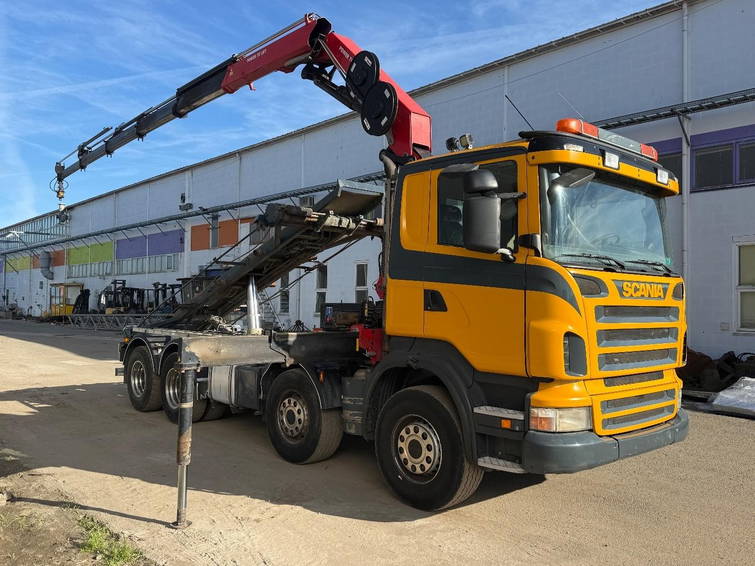 Scania R480 8X4 + HMF 2620K5 + Cablelift + Remote Control 3