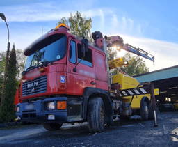 MAN 24.400 6x2 Tow Recovery truck Palfinger PK1700 0 20t+30t Win
