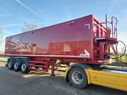 Stas Alu kipper 46 m3 | 3 asser | 2 x graan schuif