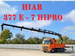 Volvo FH 460 Hiab 377 E - 7 Hipro + Funk 6x4