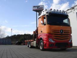Mercedes-Benz Actros 05.2026 neu 2558 6x2 Pritsche Kran Fassi 415 40m to