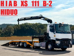 Renault T380 Abschleppwagen 8,00 m Hiab 111 B-2 + Funk