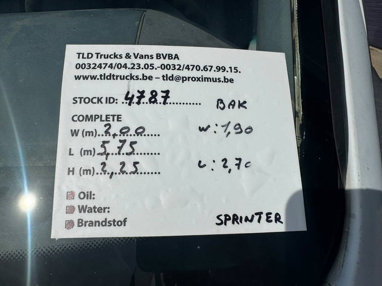 Mercedes-Benz Sprinter 308 Belgian Origine 11