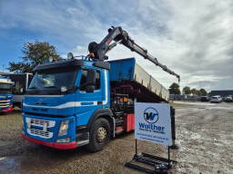 Volvo FM 500 8x4/4 / Hiab 244 EP-5 Hipro / 3 way tip
